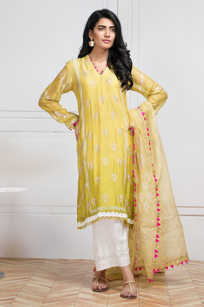 Picture of Yellow dashes