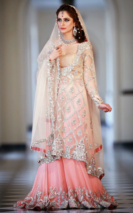 Picture of Peach angrakha