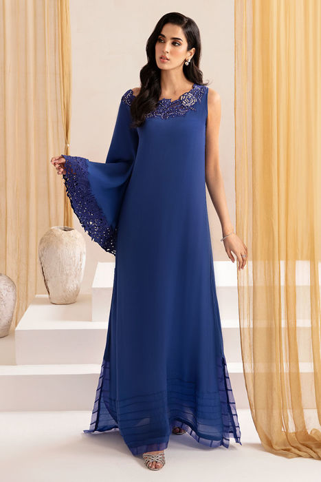 Oceanic Blue Cape - Kaftan Only