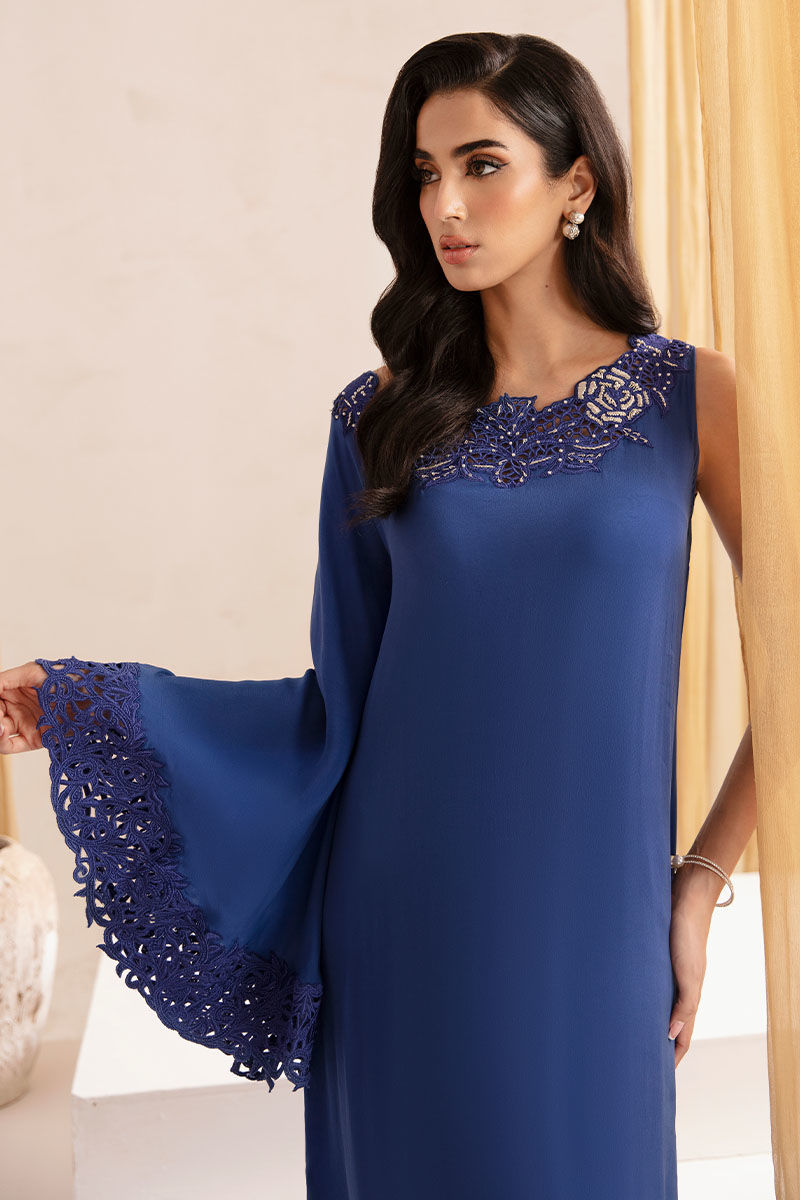 Picture of Oceanic Blue Cape - Kaftan Only