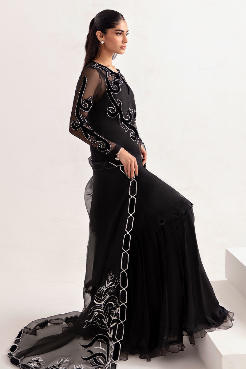 Picture of Black Fusion - Shirt, Pants and Dupatta