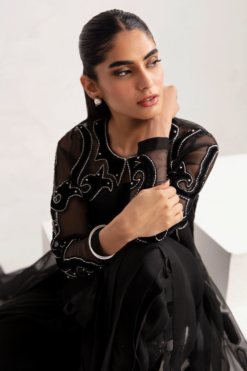 Picture of Black Fusion - Shirt, Pants and Dupatta