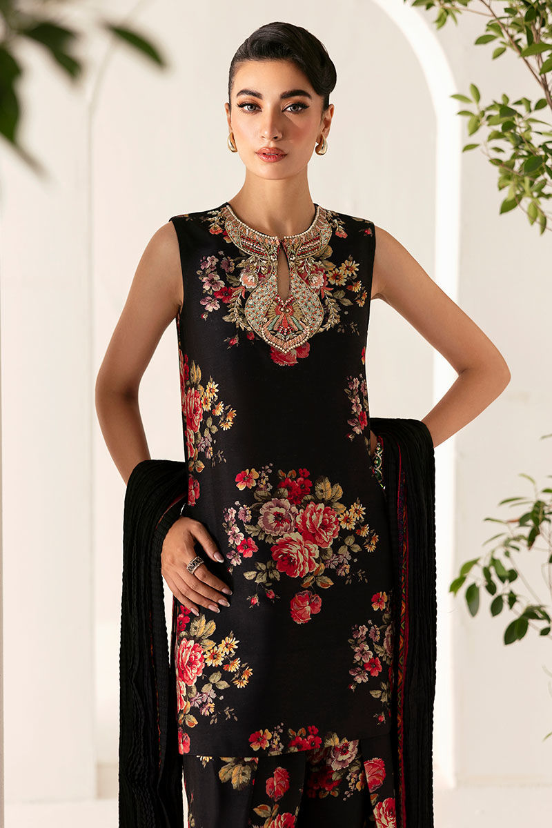 Picture of Midnight Bloom - Shirt, Pants and Dupatta