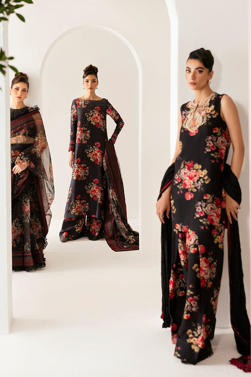 Picture of Midnight Bloom - Shirt, Pants and Dupatta