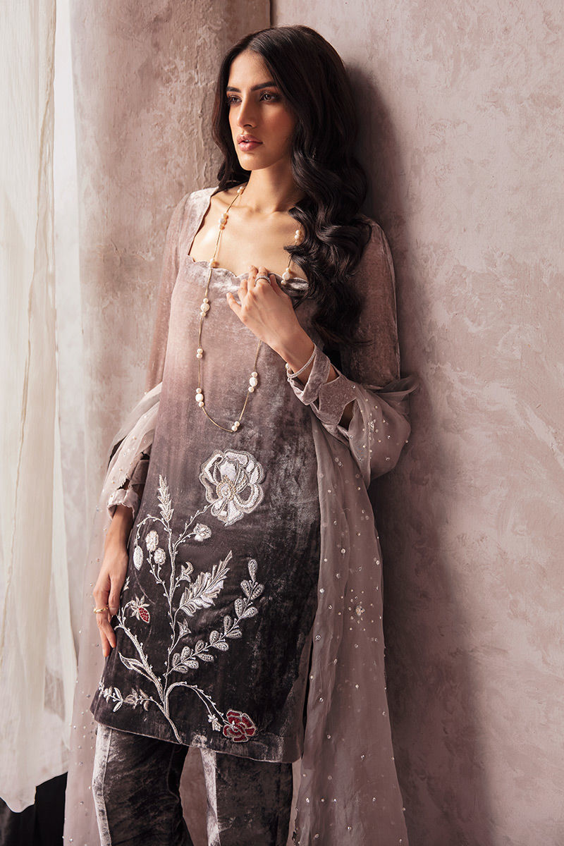Picture of Foggy Grey - Shirt, Pants and Dupatta