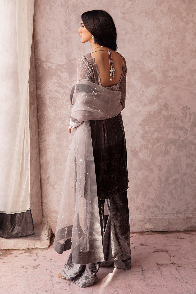 Picture of Foggy Grey - Shirt, Pants and Dupatta
