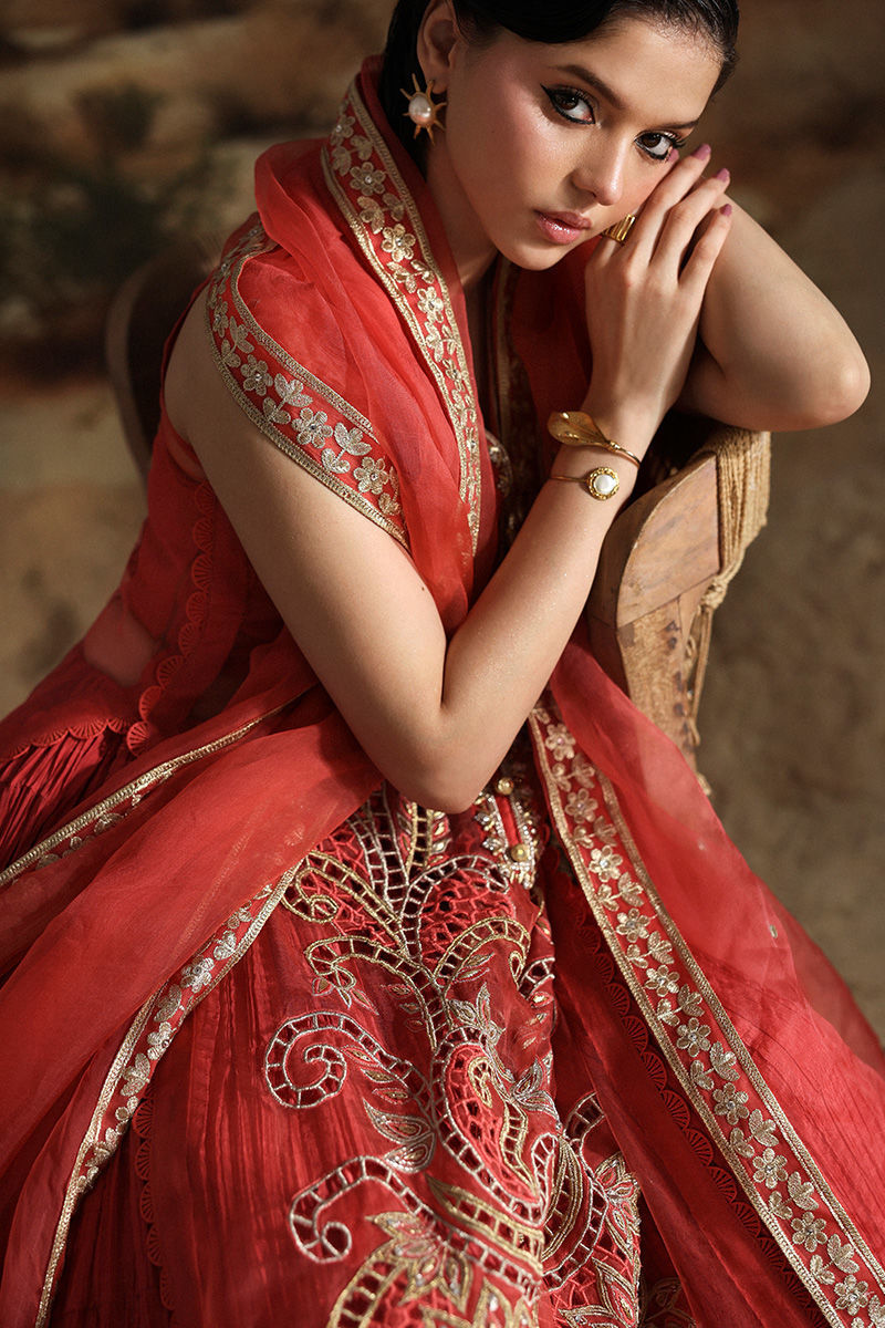Picture of Serenya - Jacket, Lehnga, Dupatta and Blouse