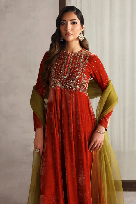 Lunara - Frock and Dupatta