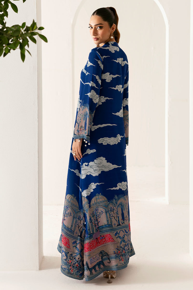 Picture of Blue Willow - Plain Chiffon Dupatta Only