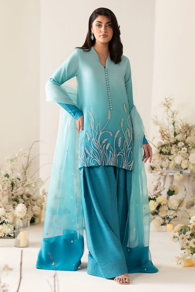 Picture of Talia (Pure Raw Silk) - Shirt, Pants and Dupatta